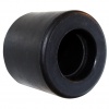 Ролики из полиамида ПА6, цвет черный, подвилочные, для гидравлических тележек, без подшипника. Производство Россия. (РА 80/70)